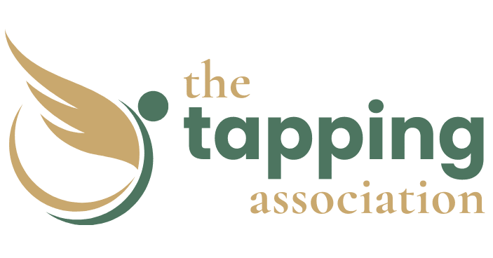 the-tapping-association-site-logo Logo for "The Tapping Association" featuring stylized gold and green wings and text.